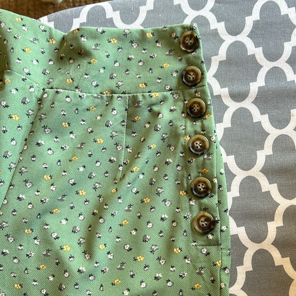 Francesca's Blue Rain high rise wide leg pants szS - Picture 9 of 13